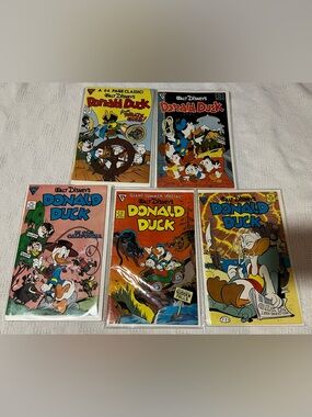 📚 Vintage Walt Disney’s Donald Duck Comics – Gladstone (Lot of 5) (1987)